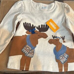 NWT Gymboree embroidered long sleeve tee. Size 4T
